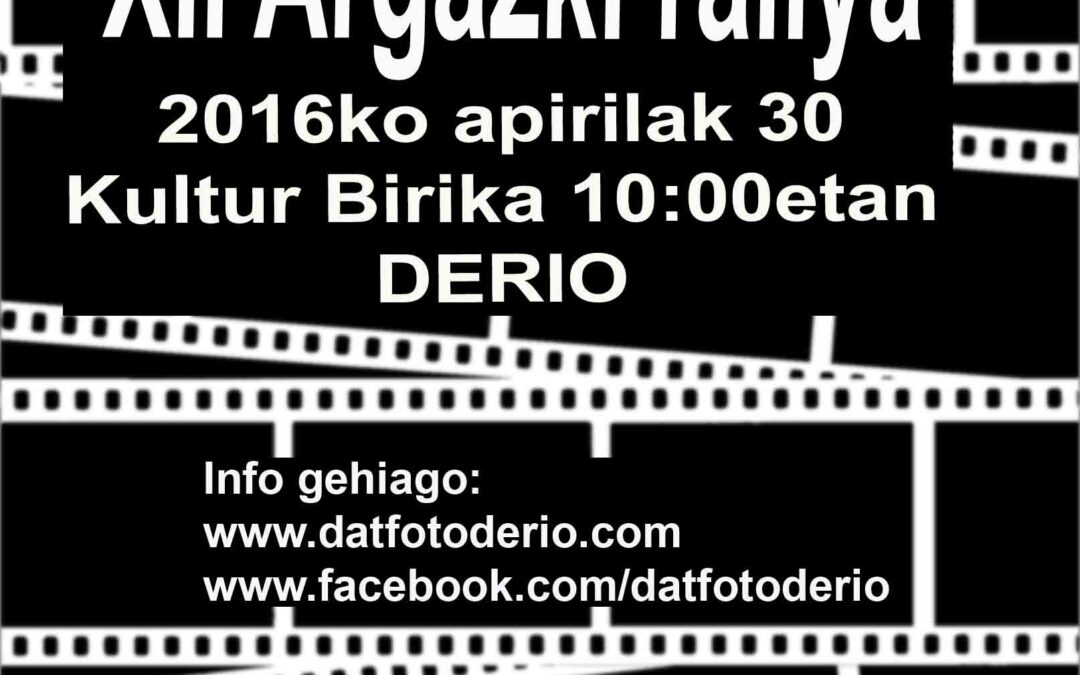 Derioko XII Argazki rallya – XII Rally Fotográfico de Derio